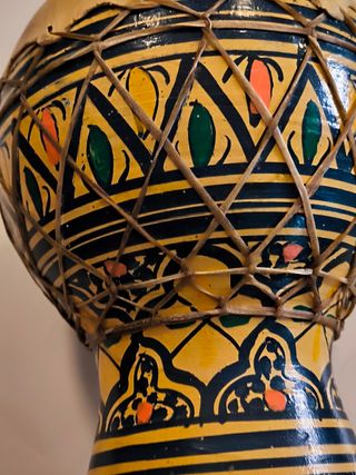 Tambor Darbuka cerámico marroquí "no Djembe"