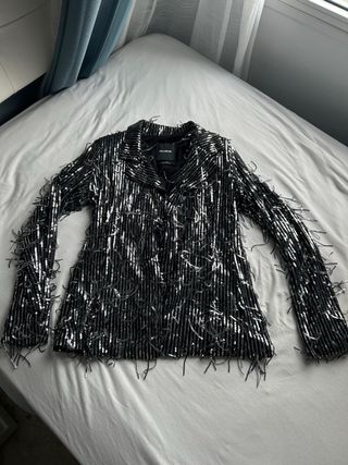 Blazer lentejuelas XS Pull and Bear