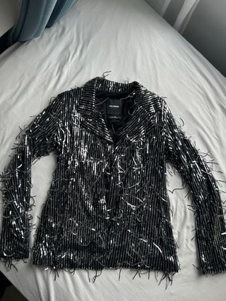 Blazer lentejuelas XS Pull and Bear