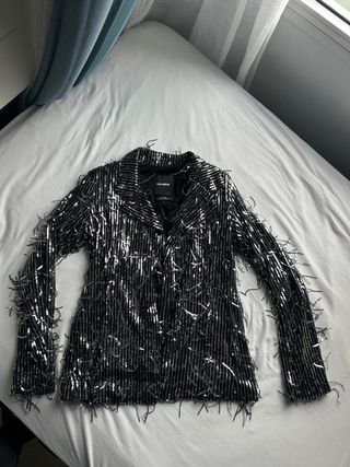 Blazer lentejuelas XS Pull and Bear