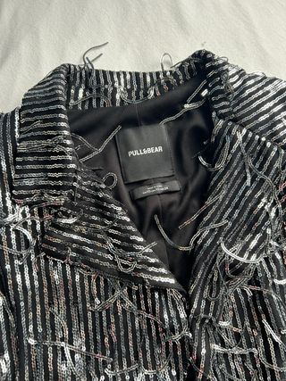 Blazer lentejuelas XS Pull and Bear