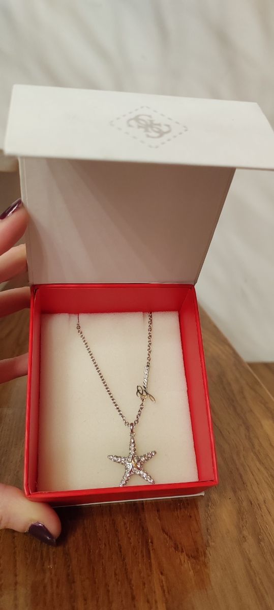 Collar gargantilla guess estrella brillo