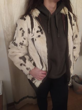 Cazadora de piel y cuero