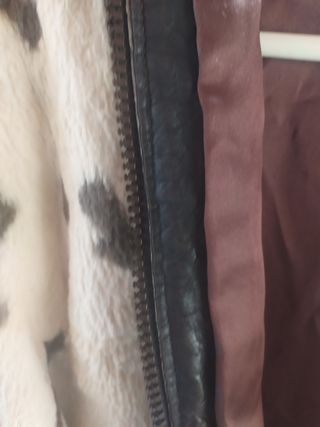 Cazadora de piel y cuero