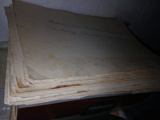gran lote Partituras manuscritas religiosas  XIX
