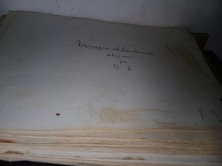 gran lote Partituras manuscritas religiosas  XIX