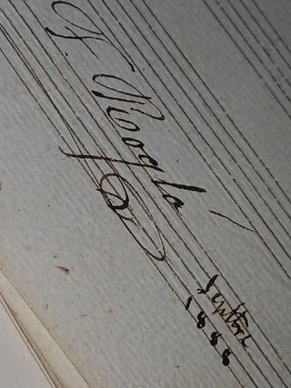 gran lote Partituras manuscritas religiosas  XIX