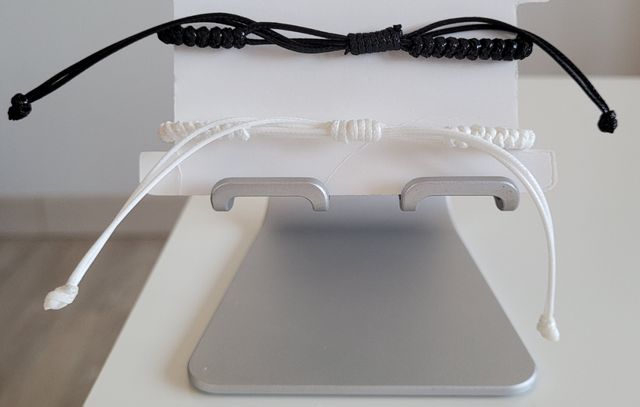 Bracciali Magnetic love, black-white