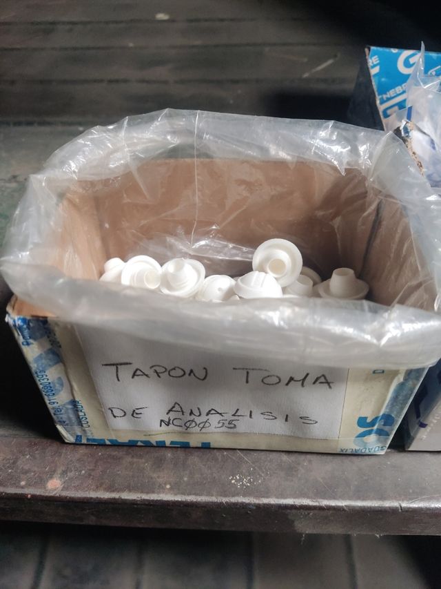 Lote tapón análisis para caldera