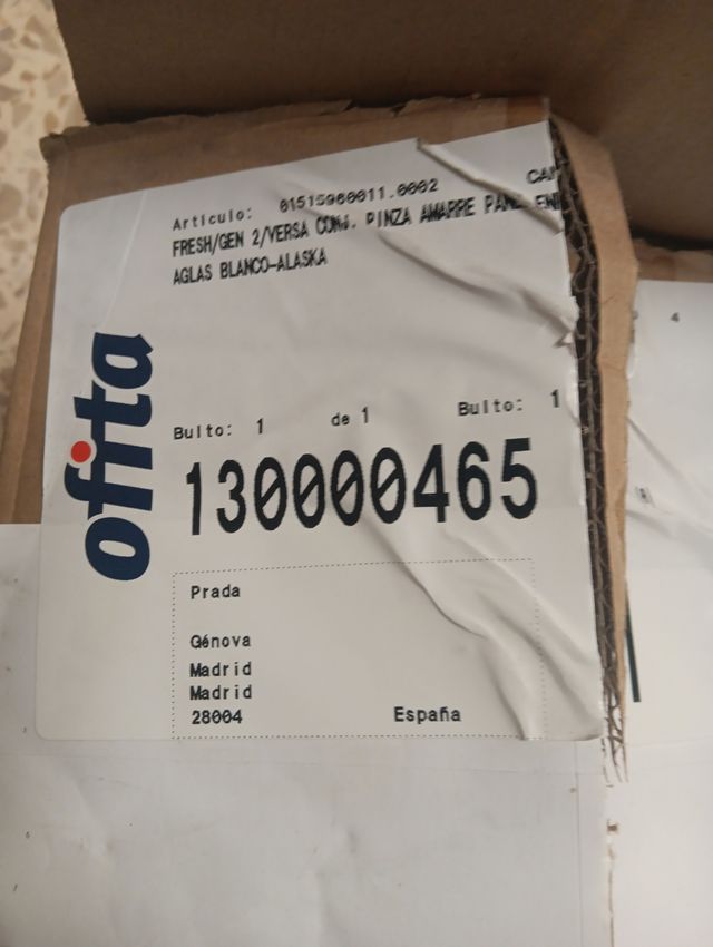 PINZA DE AMARRE PARA ENFRENTADO CRISTAL