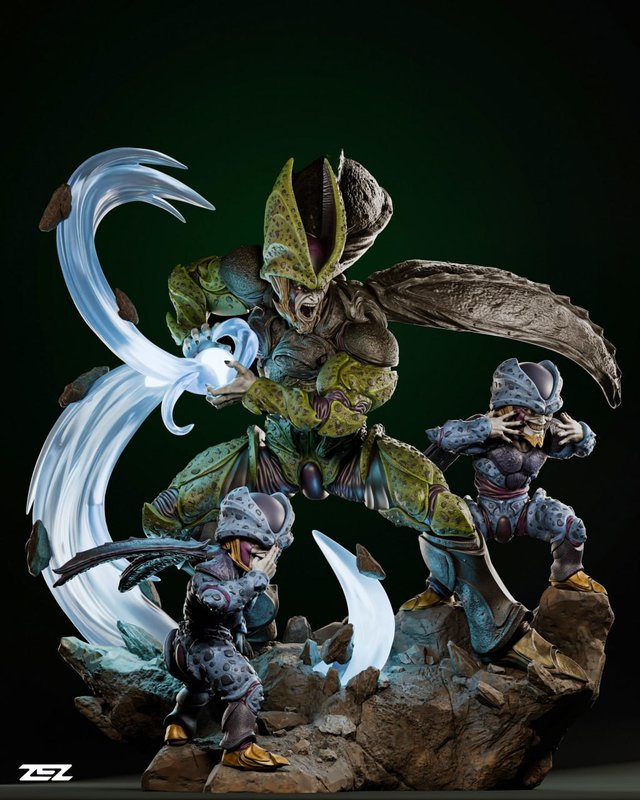 Figura impresa en resina de Dragon Ball
