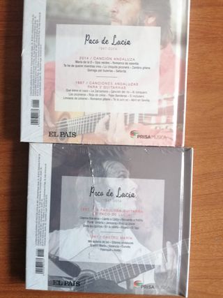 6 CD dobles Paco de Lucia (Nuevos precintados)