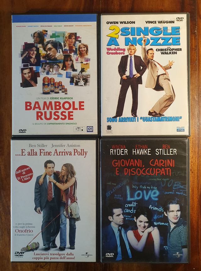 Lotto 4 DVD Bambole russe 2 single Polly Giovani c
