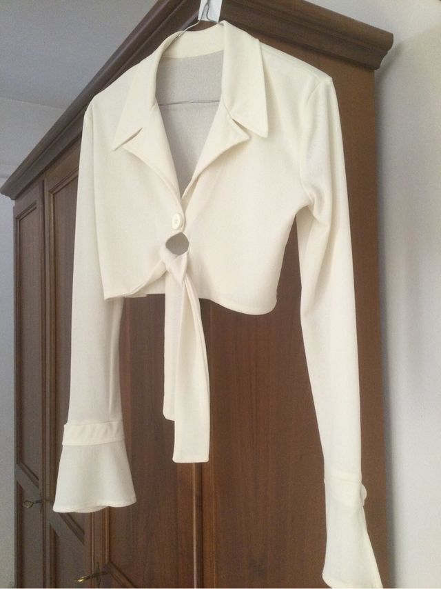 Camicia Bianca con manica lunga . Taglia  11