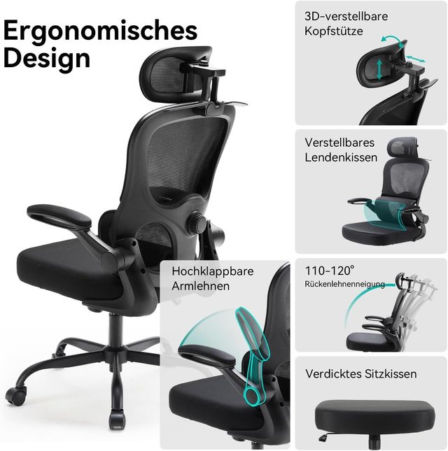 Silla oficina ergonómica N56 🪑