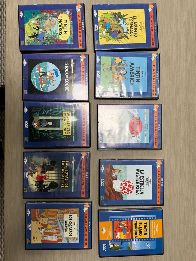 Tintin dvd pelicula