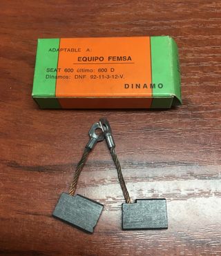 Escobilla dinamo Seat 600 127 124