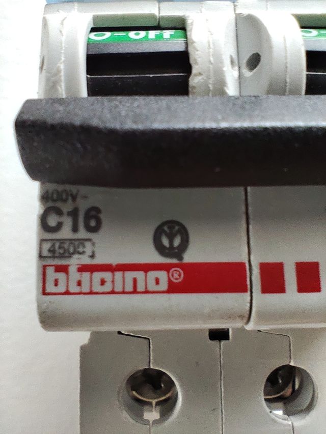 Btincino magnetotermico c16 e c10