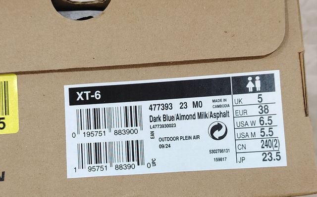 Zapatillas  Salomón XT-6