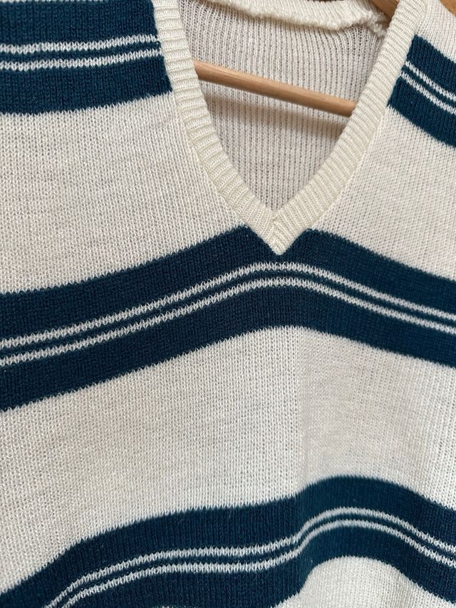 chaleco rayas vintage