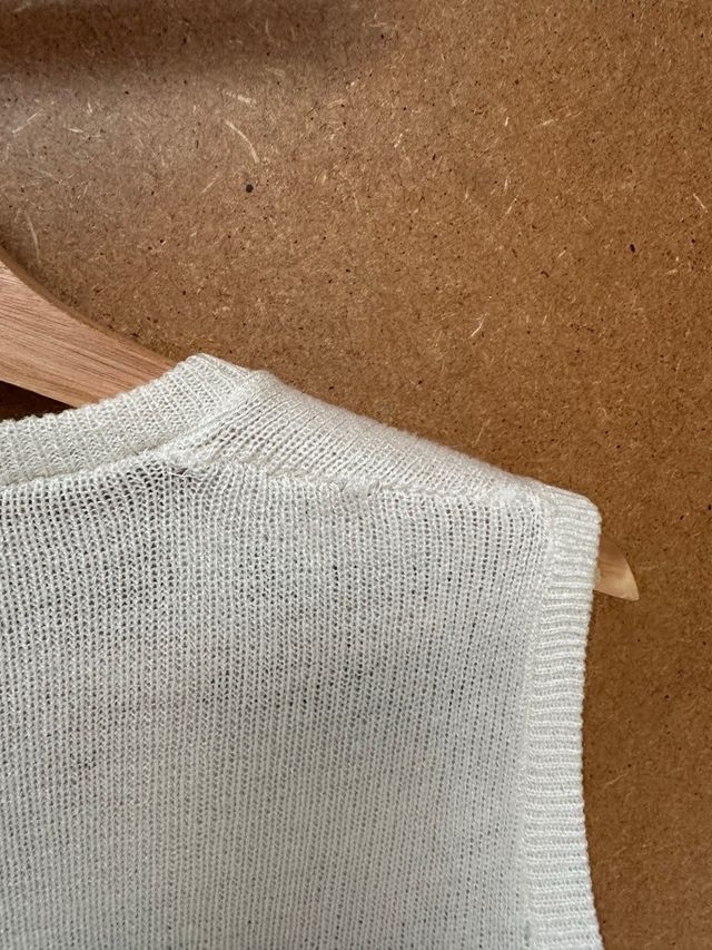 chaleco rayas vintage