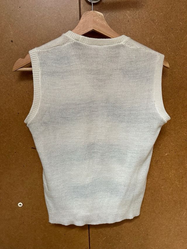 chaleco rayas vintage