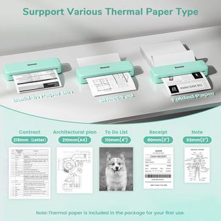 Impresora termica A4 portatil 🖨