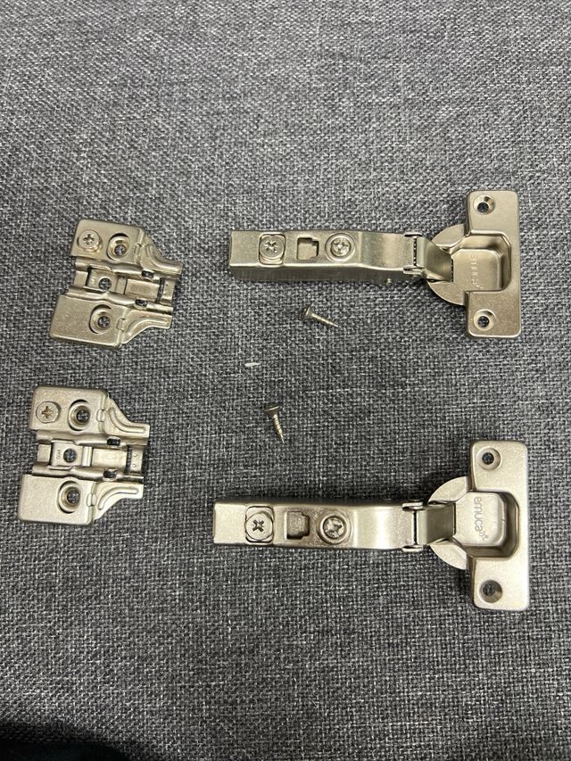 2 Bisagra para puerta armario 