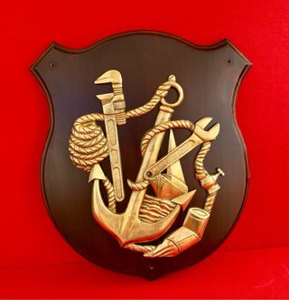 METOPA / ARMADA ESPAÑOLA / XXL / BRONCE / AÑOS 40