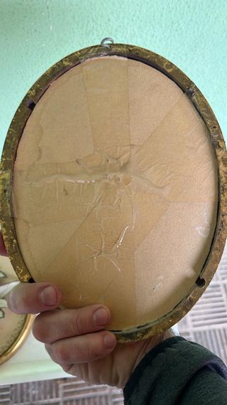 2 ÓVALOS FLORALES RELIEVE