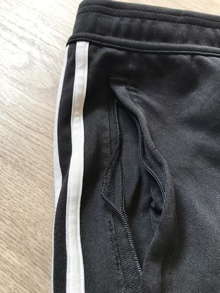Pantalón chándal vintage Adidas negro M