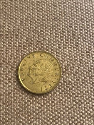 Moneta 100 lire turche 1988