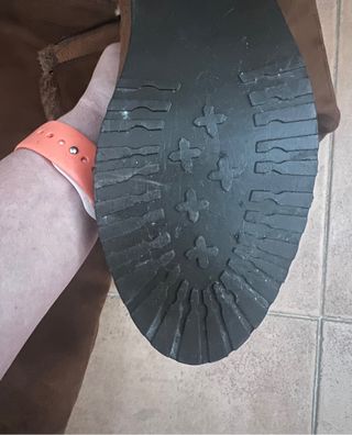 Botas hasta rodilla terciopelo 38