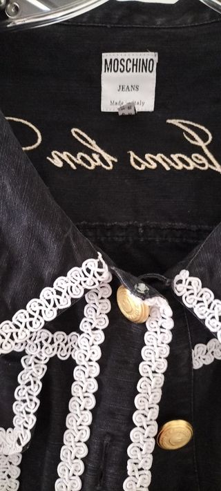 Vestido vaquero, Vintage. Marca Moschino. Alta cos