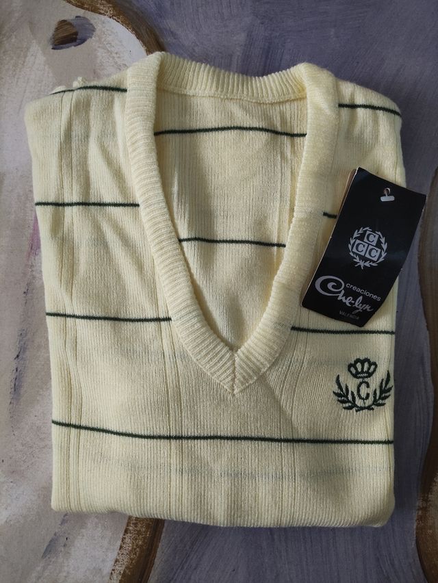 Cárdigan punto vintage años 60