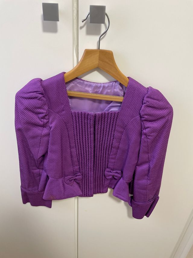 Corpiño fallera manga larga niña