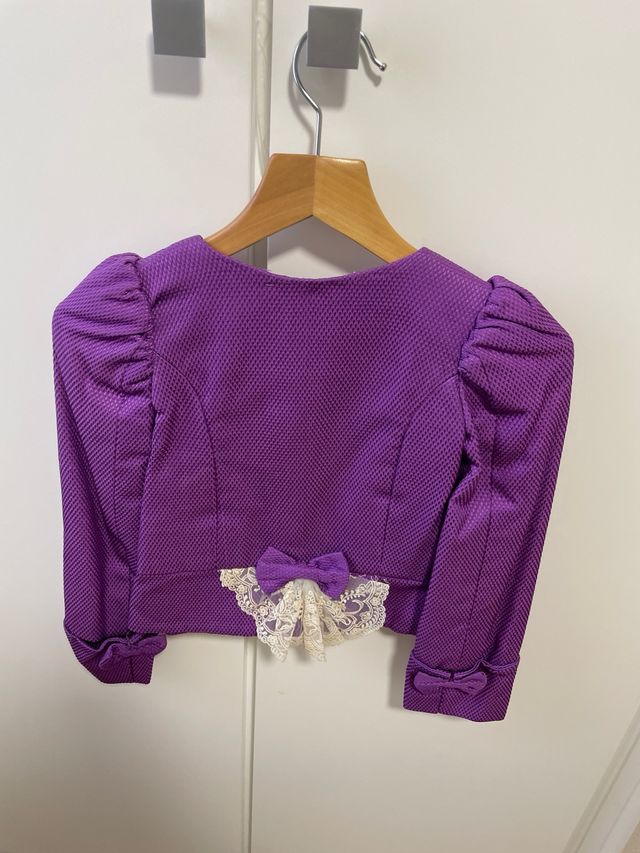 Corpiño fallera manga larga niña