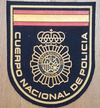 Distintivo/parche Cuerpo Nacional de Policía...