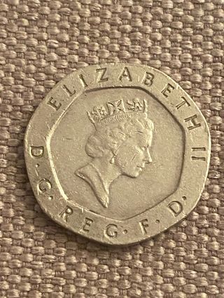 Moneta da 20 pence del 1989