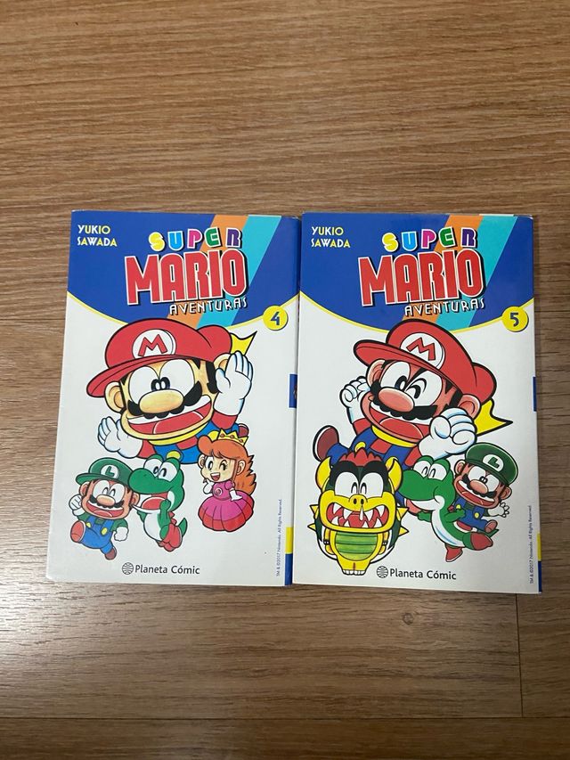 Livros Super Mario. Nºs 4 e 5