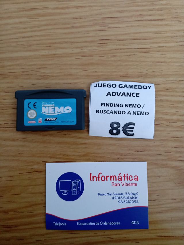 JUEGO GBA BUSCANDO A NEMO