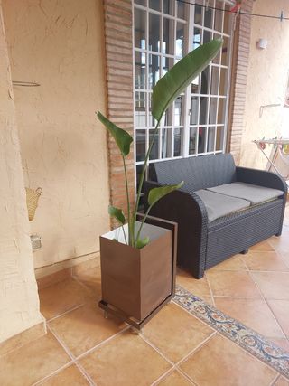 Macetero hierro,diseño