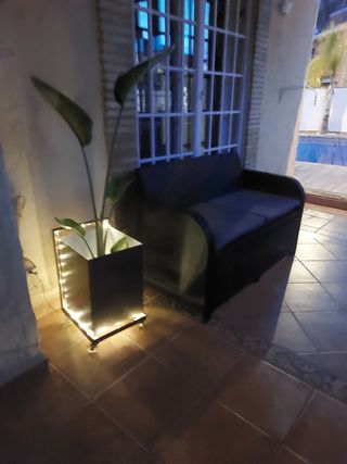 Macetero hierro,diseño