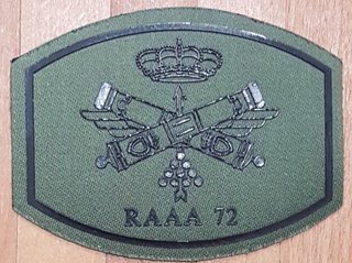 Parche Regimiento de Artillería Antiaérea 72 RAA