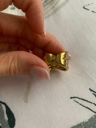 Anillo baño de oro 