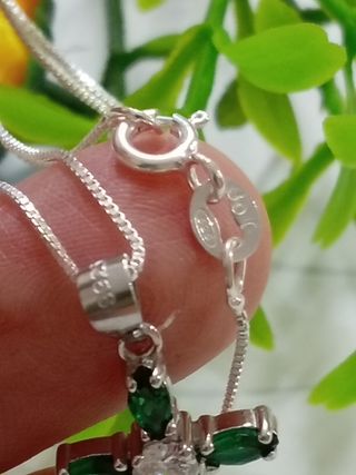 Cadena y Colgante Cruz Plata De Ley 925