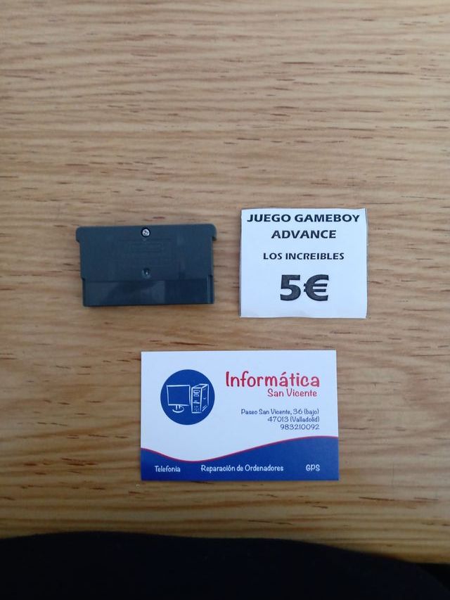 JUEGO GBA LOS INCREIBLES