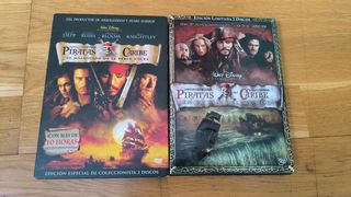 Pack 2 Películas Los Piratas del Caribe (DVD)
