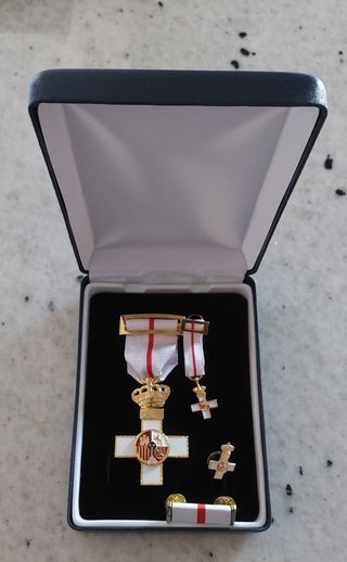 Medalla Cruz Mérito Militar + Pasador + Pin + Med