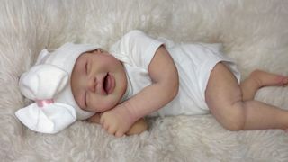 Bebé reborn de silicona parcial